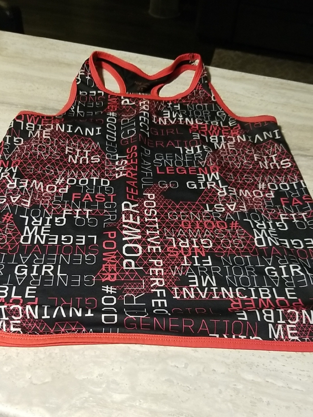 Joe Fresh  Graphic Tank Top Girls Size Large